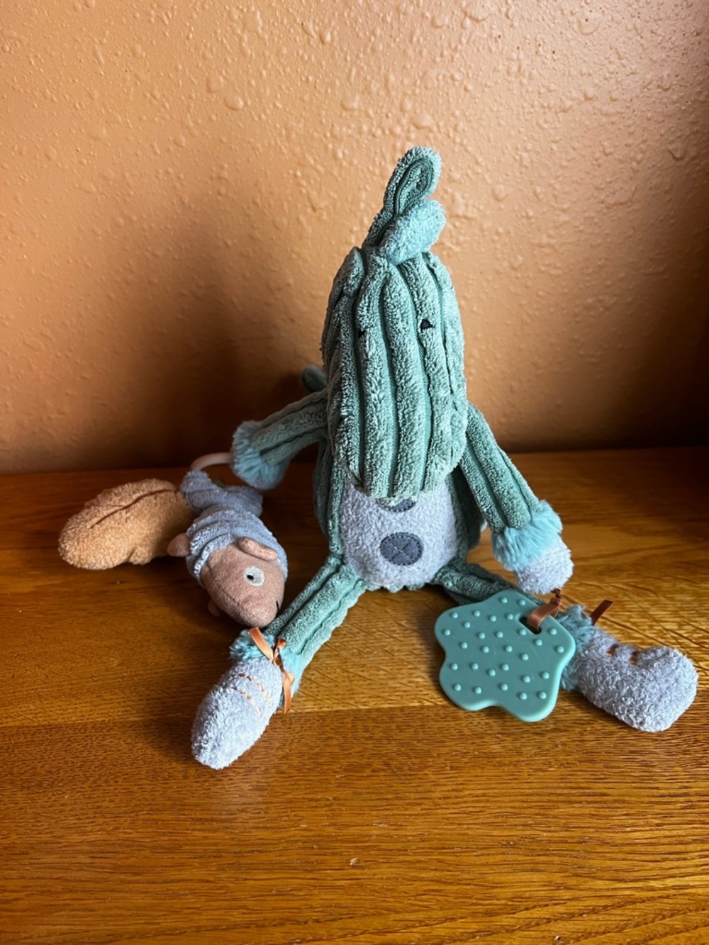 Jellycat London Cordy Roy Baby Dino Jitter Soft Toy Plush Baby Activity Teether